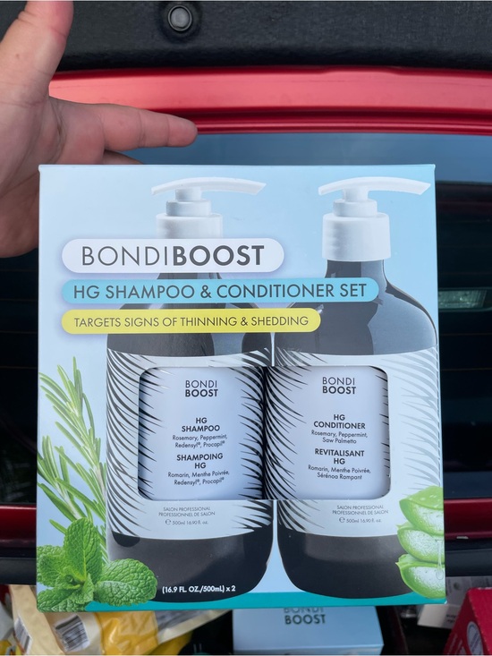 Bondiboost Other - 2 boxes for that price BondiBoost HG Shampoo & Conditioner Set - Mint/Green